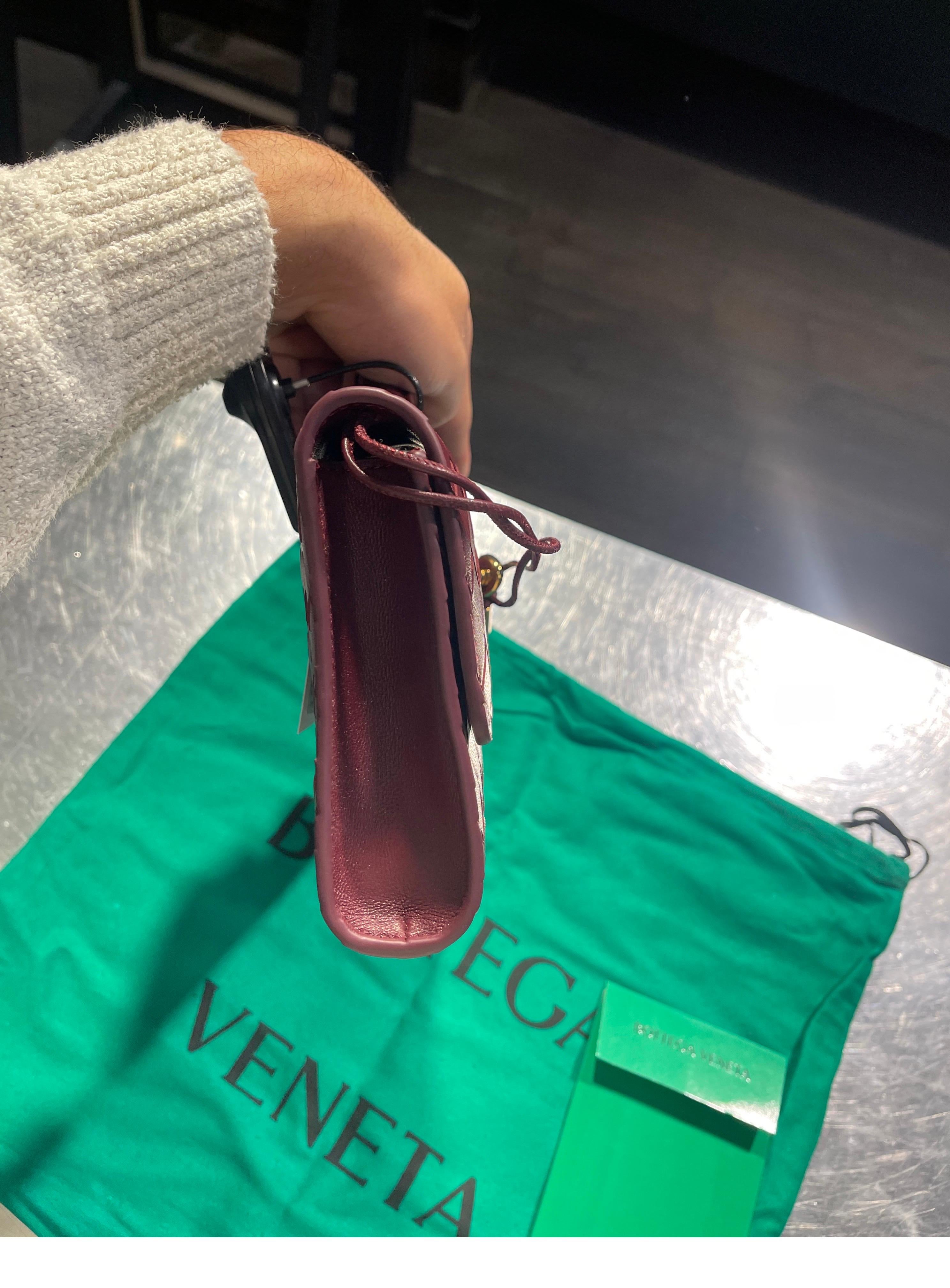 BOTTEGA VENETA RED LONG ANDIAMO CLUTCH HANDLE 2023 bag Barolo 5