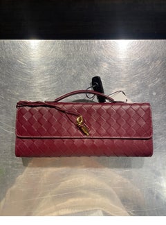 BOTTEGA VENETA ROSSA LUNGA ANDIAMO MANIGLIA 2023 borsa Barolo