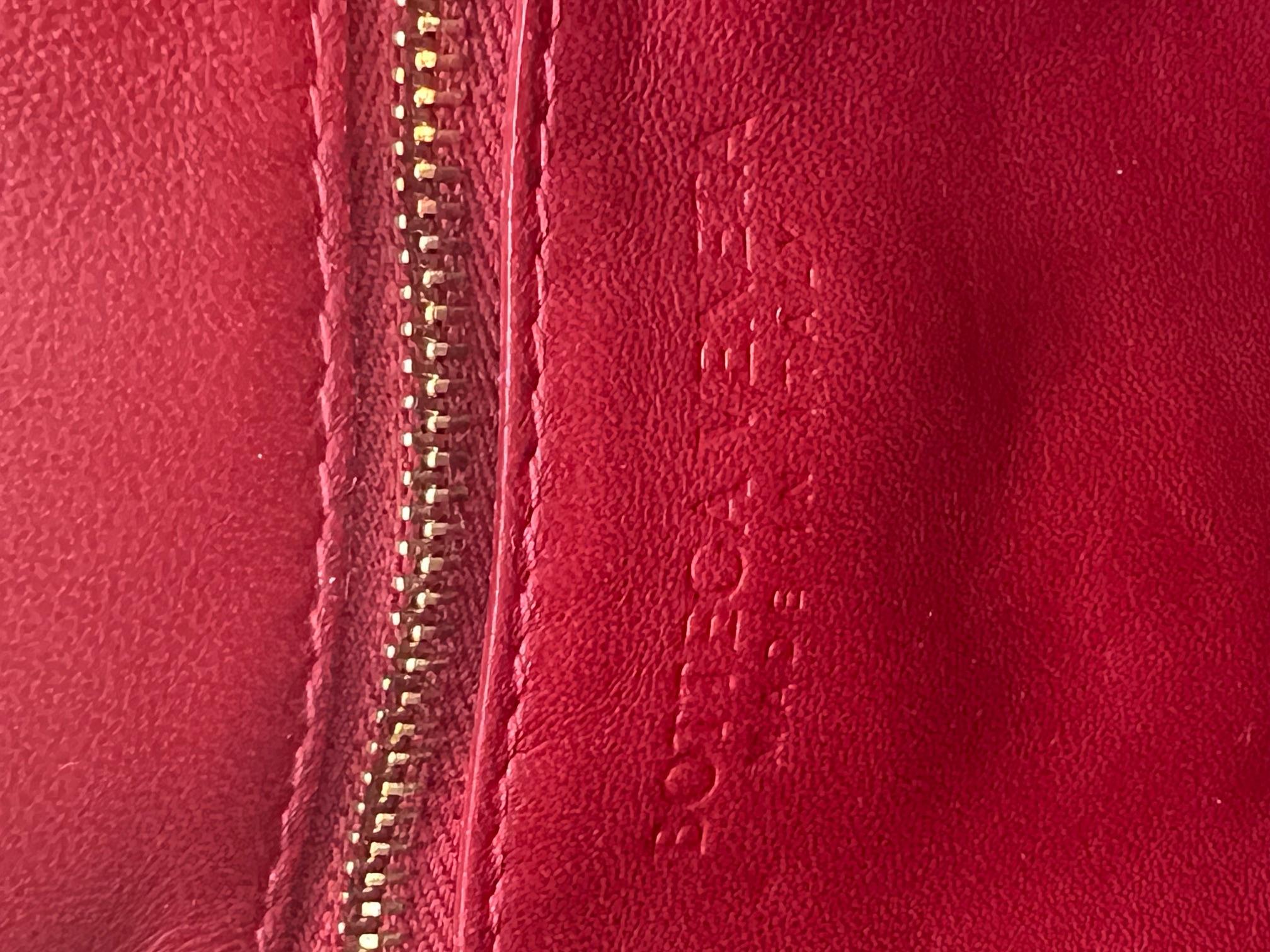Bolso cruzado acolchado de napa roja Bottega Veneta Maxi Intreccio en venta 3