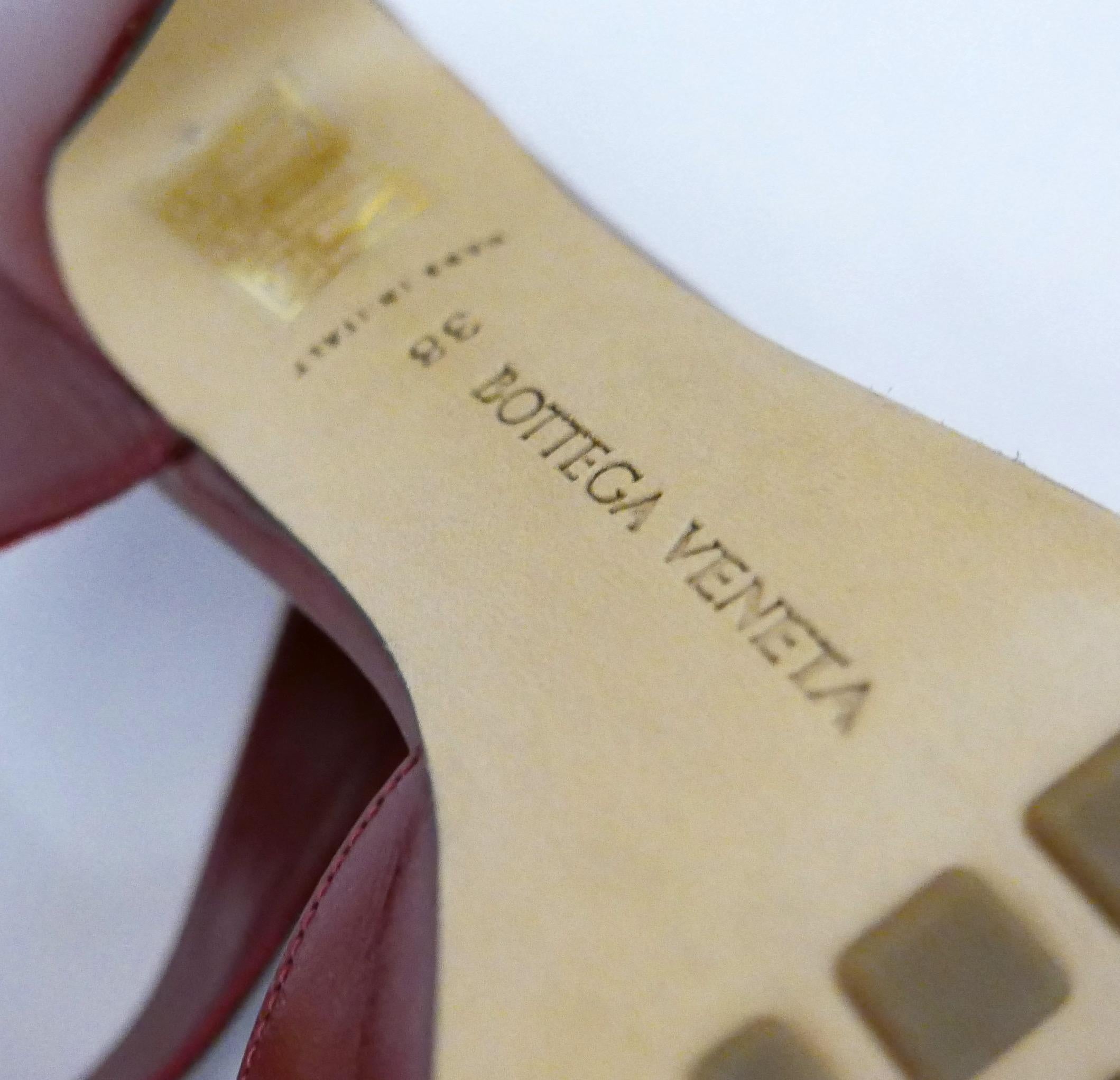 Bottega Veneta Resort 2020 Ox Blood Red Cut-Away Heels For Sale 3