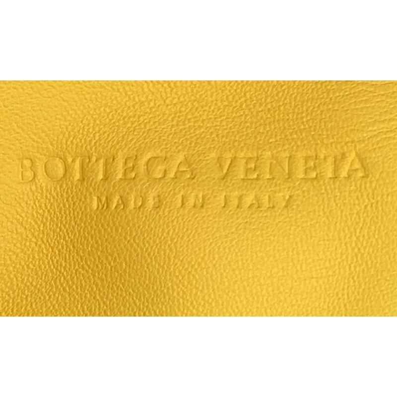 Yellow Bottega Veneta Reversible Tote Printed Canvas and Leather Medium