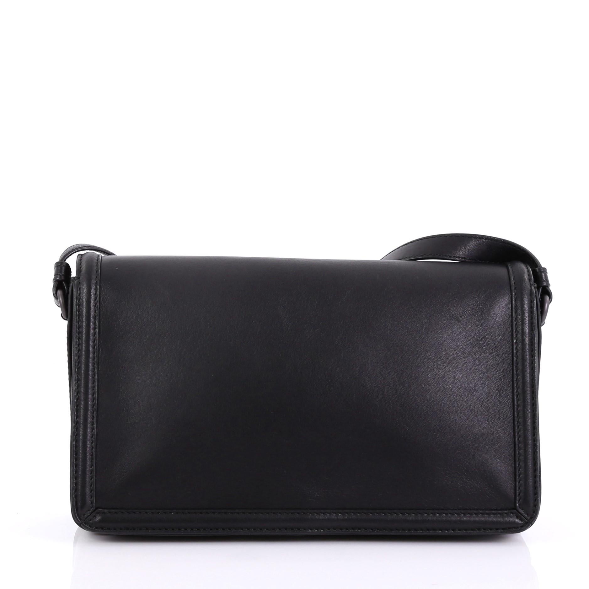 Bottega Veneta Rialto Shoulder Bag Leather with Intrecciato Detail ...
