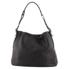 Bottega Veneta Ring Handle Hobo Cervo with Intrecciato Detail Large