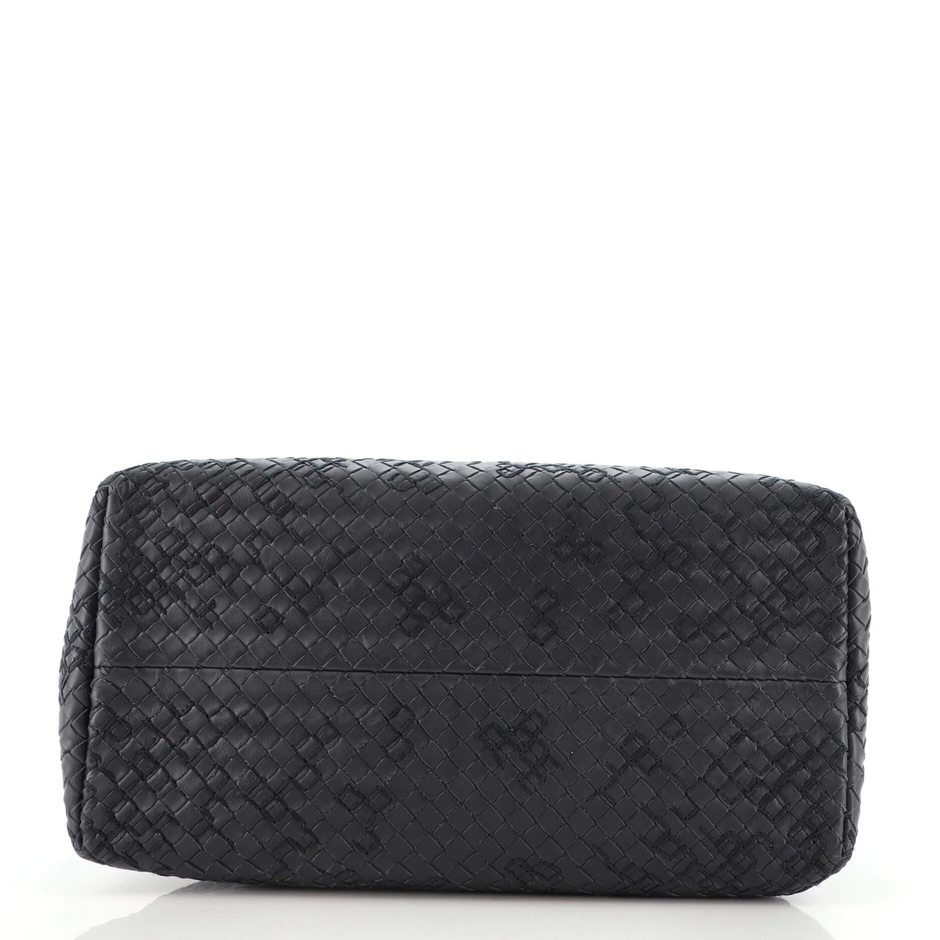 Bottega Veneta Roma Tasche bestickt Intrecciato Nappa Medium im Zustand „Gut“ in NY, NY