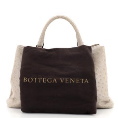 Bottega Veneta Roma Bag Ostrich Medium