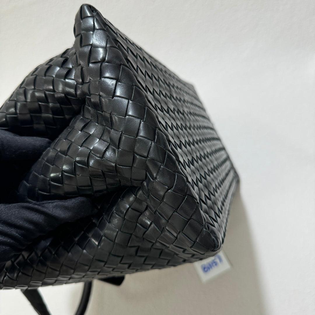 Bottega Veneta Roma Bolso Bolso Intrecciato Piel Nappa Negro Grande 35cm 7