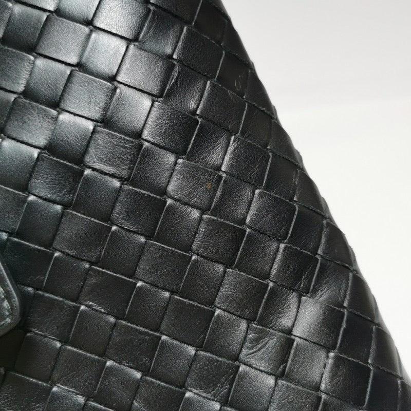 Bottega Veneta Roma Handbag Bag Intrecciato Nappa Leather Black Large 35cm 10