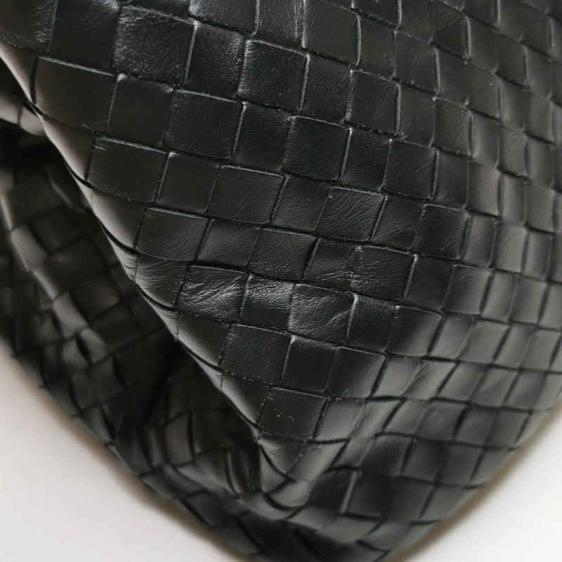 Bottega Veneta Roma Handbag Bag Intrecciato Nappa Leather Black Large 35cm 11