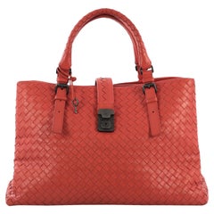 Bottega Veneta Roma Handbag Intrecciato Nappa Medium