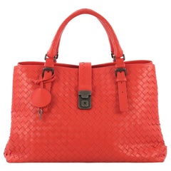 Bottega Veneta Roma Handbag Intrecciato Nappa Medium