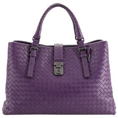 Bottega Veneta Roma Handbag Intrecciato Nappa Medium