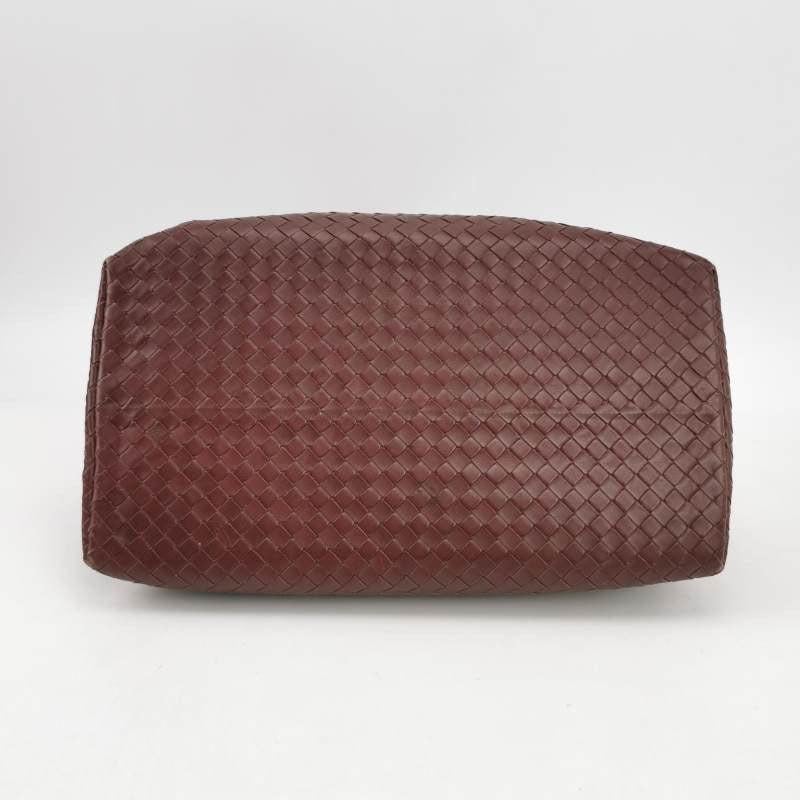 Bottega Veneta Roma Intrecciato Nappa Leather Wine Burgundy Large 35cm 2
