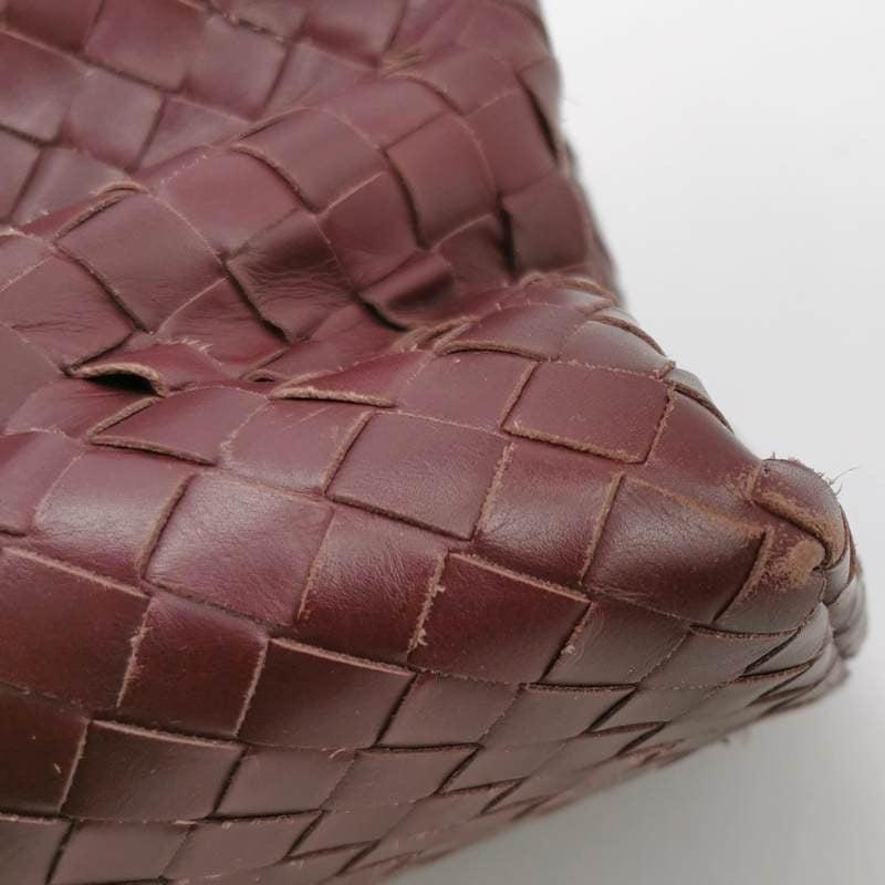 Bottega Veneta Roma Intrecciato Nappa Leather Wine Burgundy Large 35cm 4