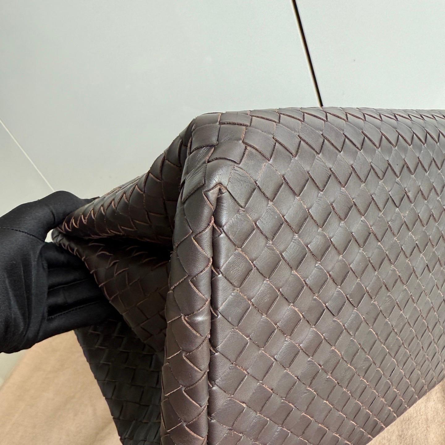Bottega Veneta Roma Large Intrecciato Nappa Leather Chocolate Brown 35cm 6