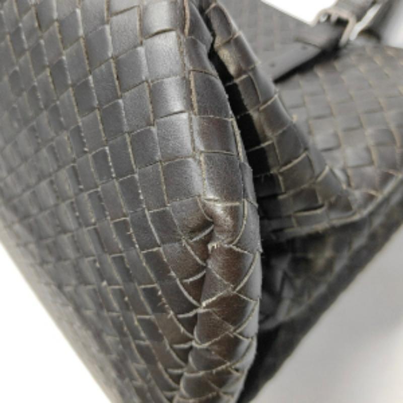 Bottega Veneta Roma Large Intrecciato Nappa Leather Dark Brown 37cm 11