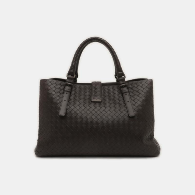 Bottega Veneta Roma Large Intrecciato Nappa Leather Dark Brown 37cm 1