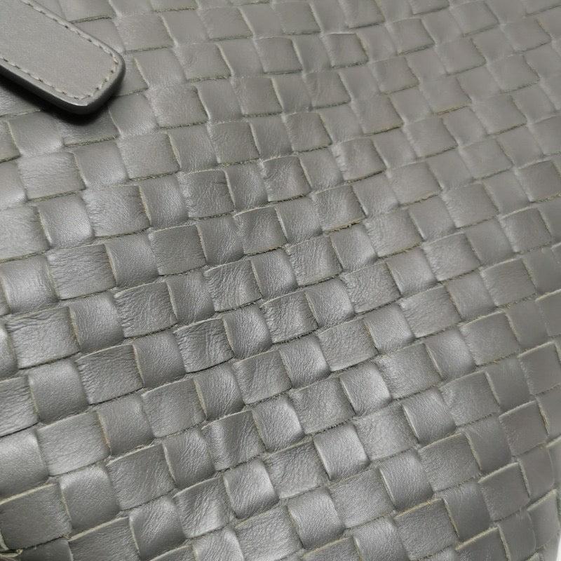 Bottega Veneta Roma Large Intrecciato Nappa Leather Grey 35cm 9