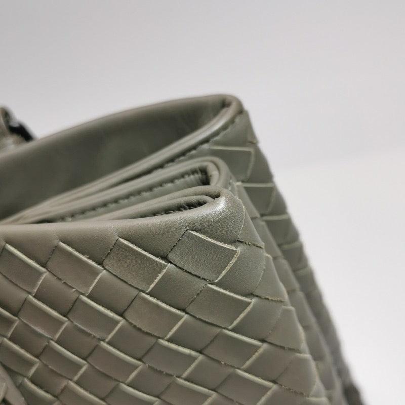 Bottega Veneta Roma Large Intrecciato Nappa Leather Grey 35cm 9