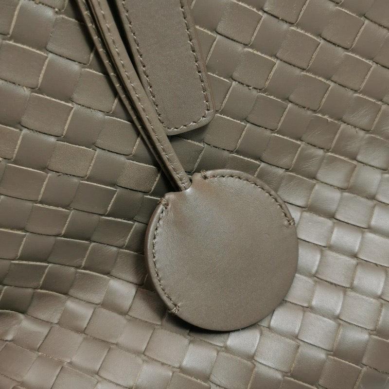 Bottega Veneta Roma Large Intrecciato Nappa Leather Grey 35cm 11