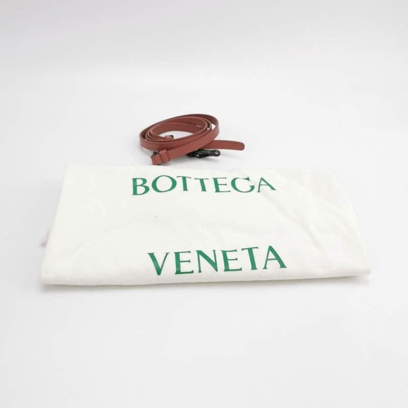 Bottega Veneta Roma Mini Bag Intrecciato Nappa Leather Pink 25cm 5