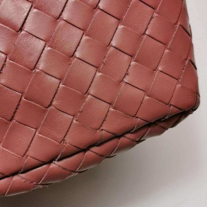 Bottega Veneta Roma Mini Bag Intrecciato Nappa Leather Pink 25cm 10