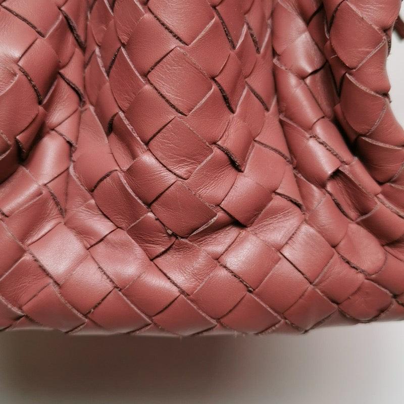 Bottega Veneta Roma Mini Bag Intrecciato Nappa Leather Pink 25cm 11