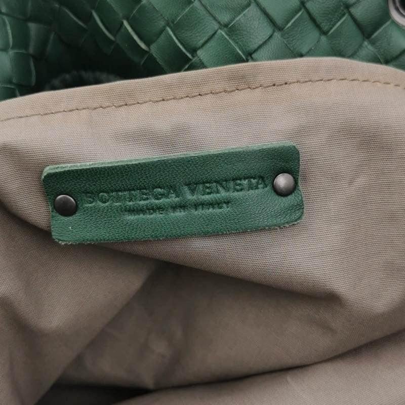 Bottega Veneta Roma Tote Intrecciato Lambskin Leather Dark Green 40cm 2