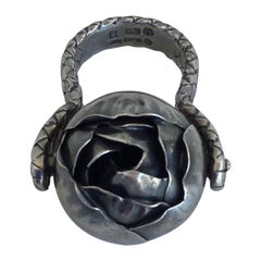 Bottega Veneta, Rose Ring, Size 6