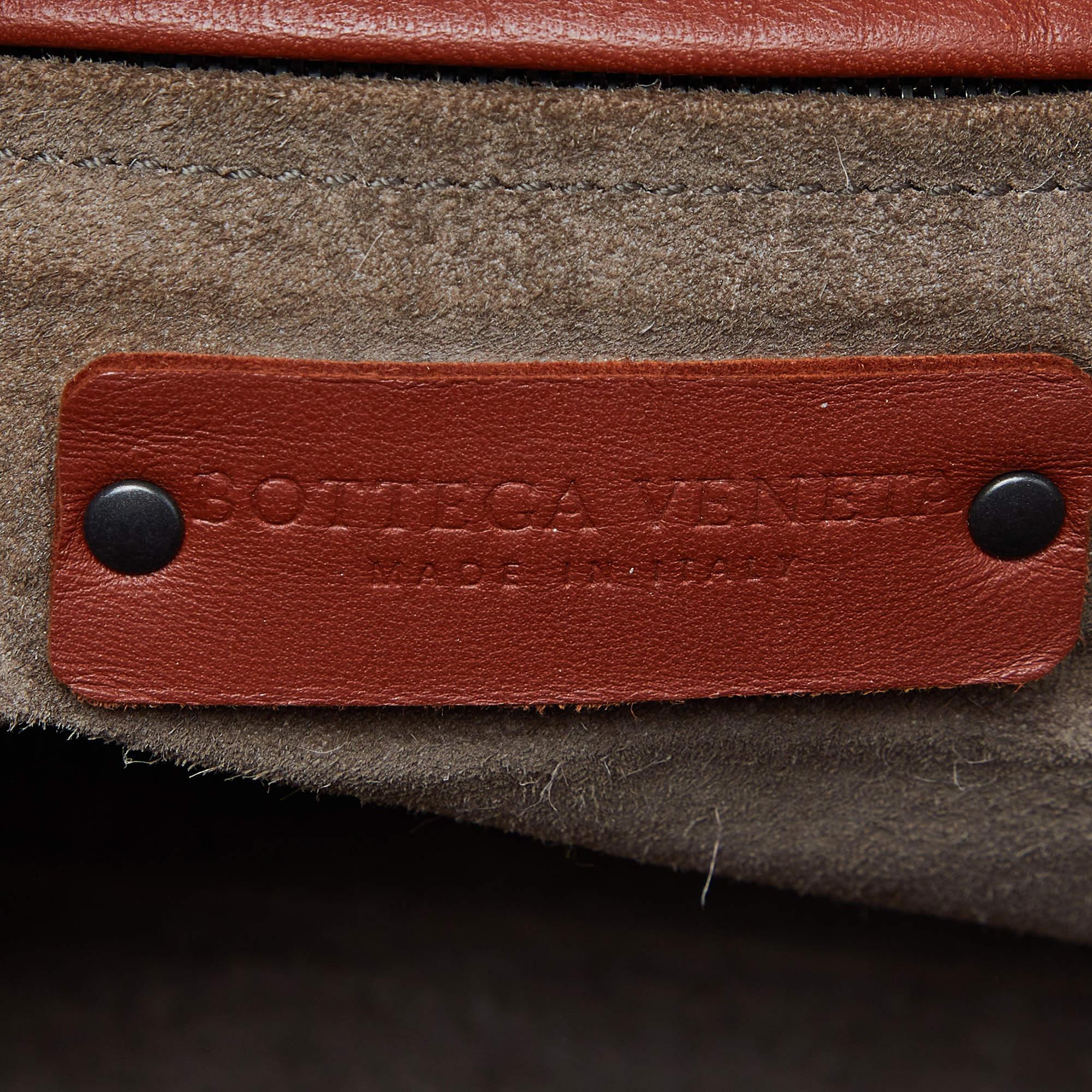 Bottega Veneta Rust Intrecciato Leather Garda Tote 5