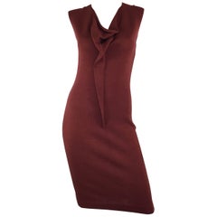 Bottega Veneta Rust Knit Dress