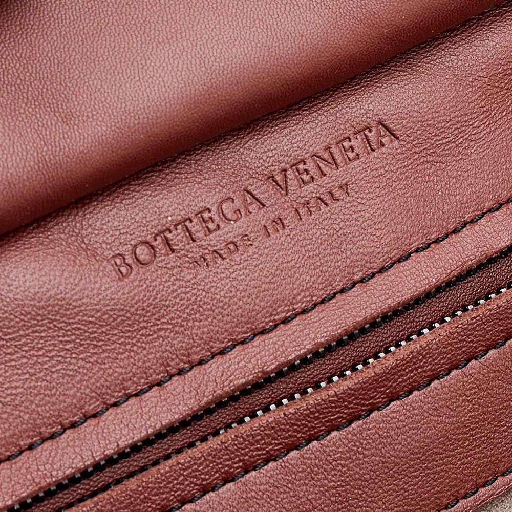 Bottega Veneta Rust Red Intrecciato Leather Monaco Satchel 6