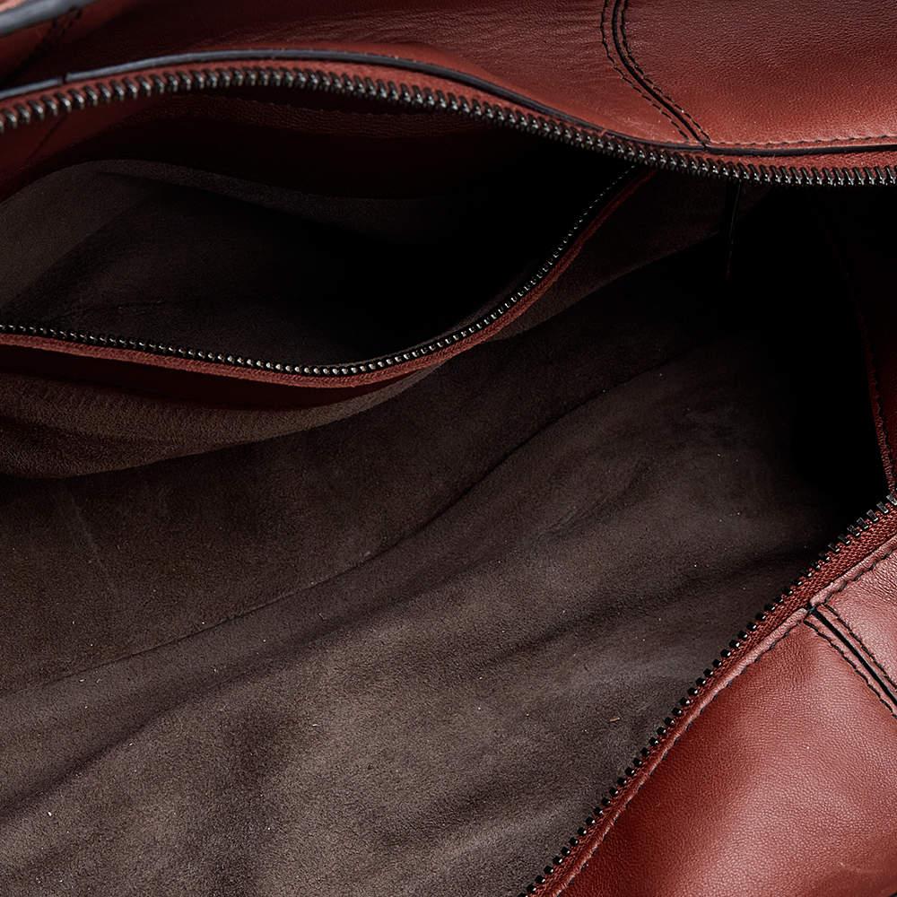 Bottega Veneta Rust Red Intrecciato Leather Monaco Satchel 7