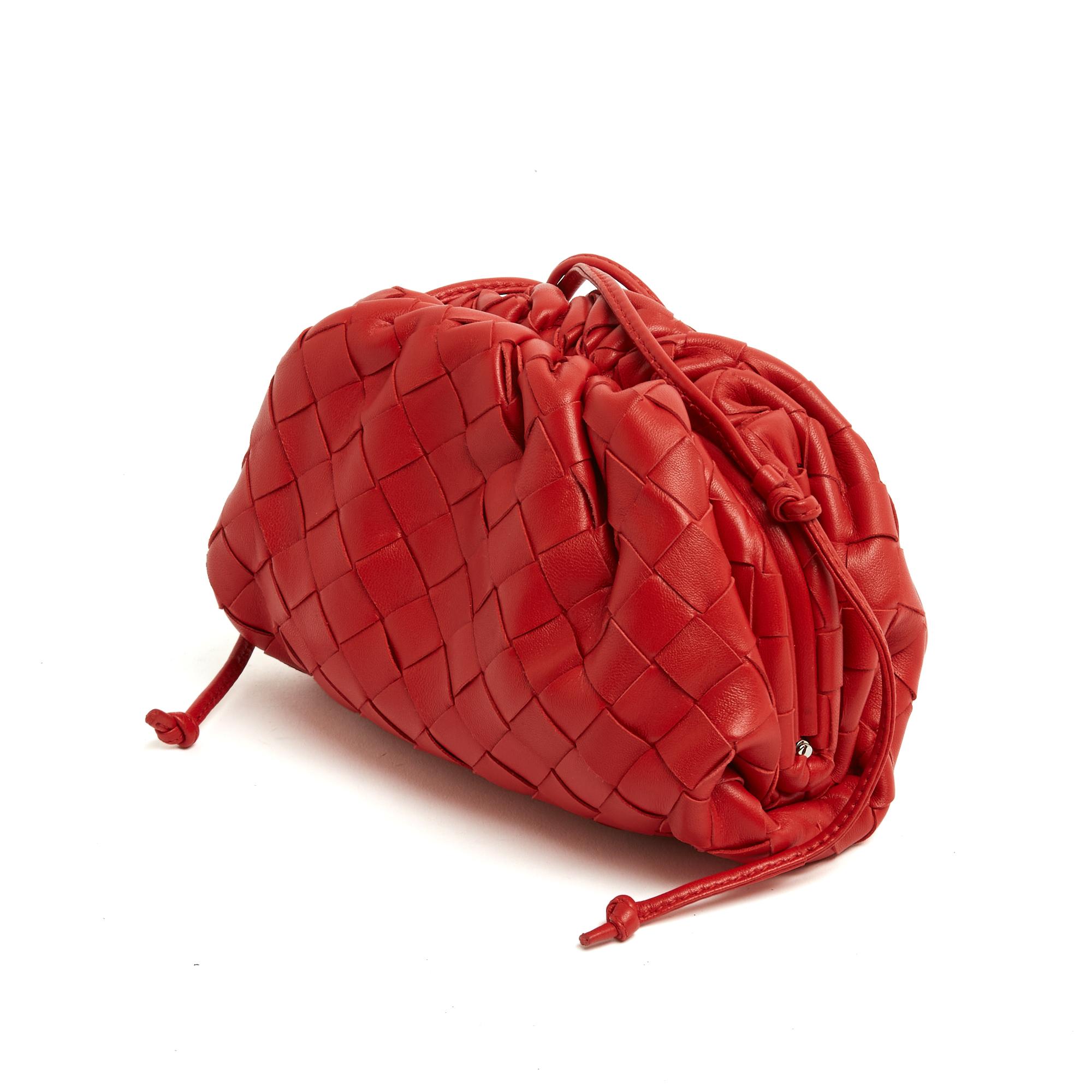 Bottega Veneta Pouch model Mini format in red 