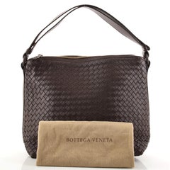 Bottega Veneta Saddle Zip Messenger Bag Intrecciato Nappa Large