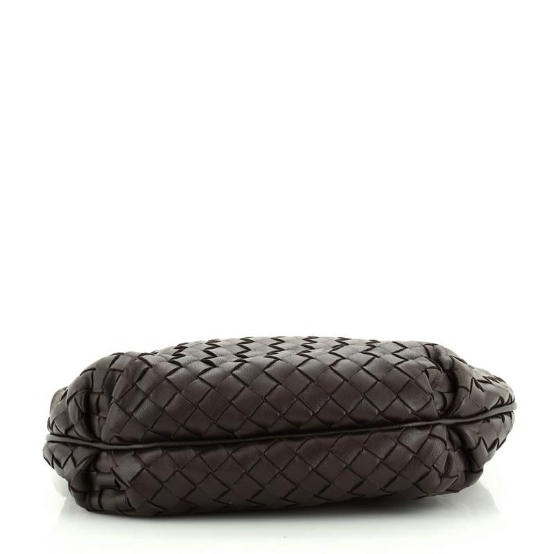 Bottega Veneta Saddle Zip Messenger Bag Intrecciato Nappa Mini In Good Condition In NY, NY