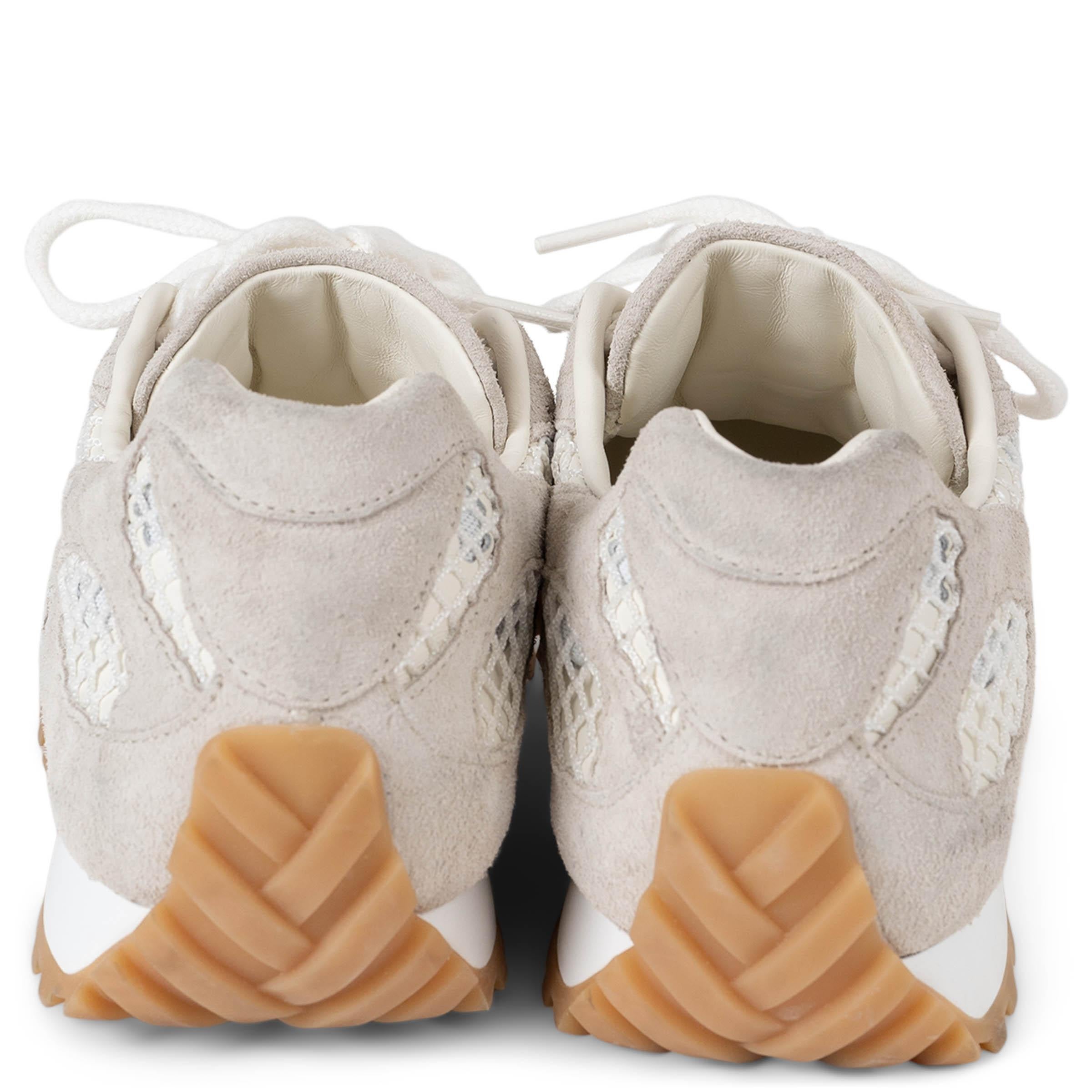 BOTTEGA VENETA Sel de mer daim ORBIT Sandales Chaussures 39 fit 38.5 Bon état - En vente à Zürich, CH