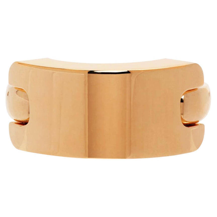 Bottega Veneta Segnet Ring, Gold, Sterling Silver, Italy