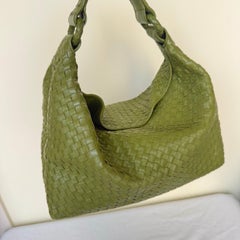 Bottega Veneta Shoulder Bag Avocado Green 38cm