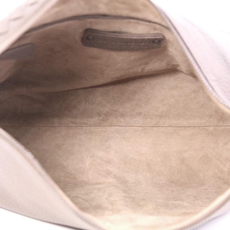 Women's Bottega Veneta Shoulder Bag Cervo Leather with Intrecciato Detail Medium
