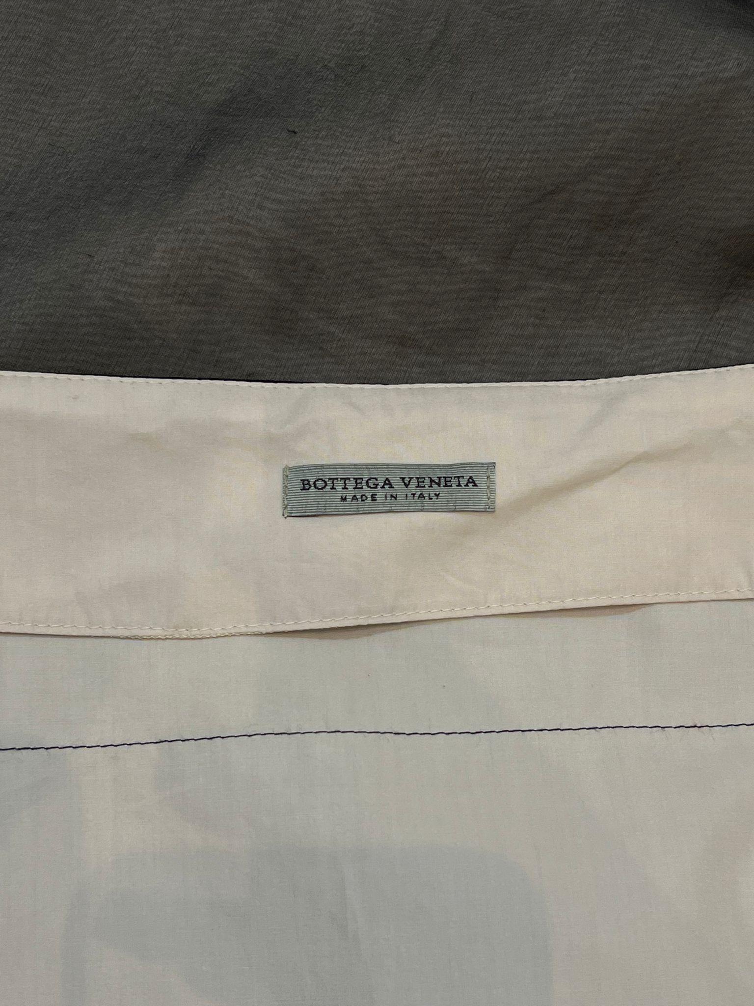 Women's Bottega Veneta Silk & Cotton Layered Skirt For Sale