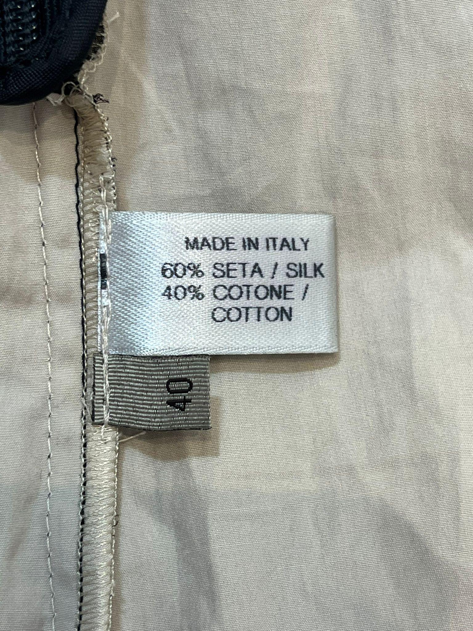 Bottega Veneta Silk & Cotton Layered Skirt For Sale 1