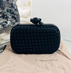 Bottega Veneta Silk Top Knot Clutch Bag