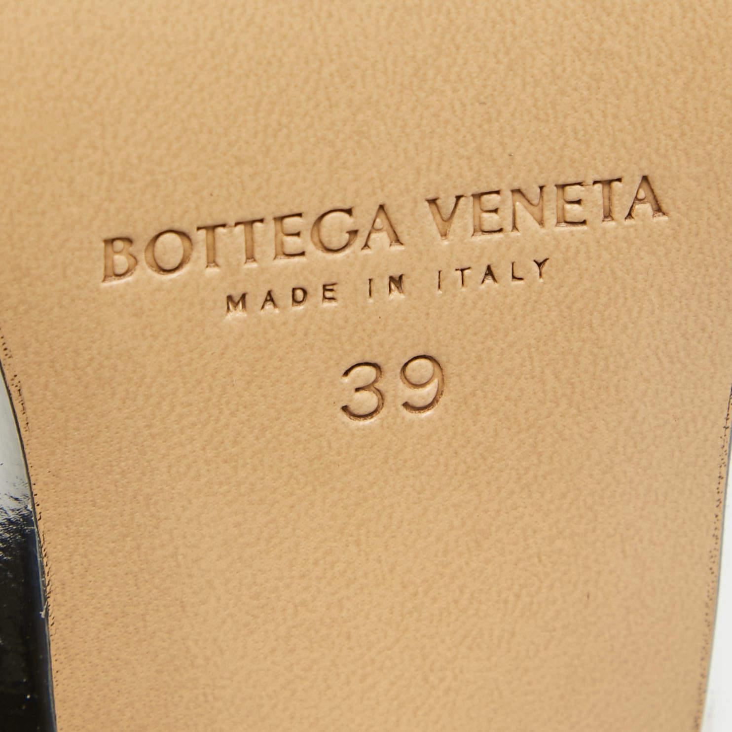 Bottega Veneta Silver Leather Cha-Cha Mules Size 39 4