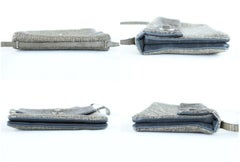 Bottega Veneta Silver Sequin Beaded Crossbody Turnlock Flap 1BV824