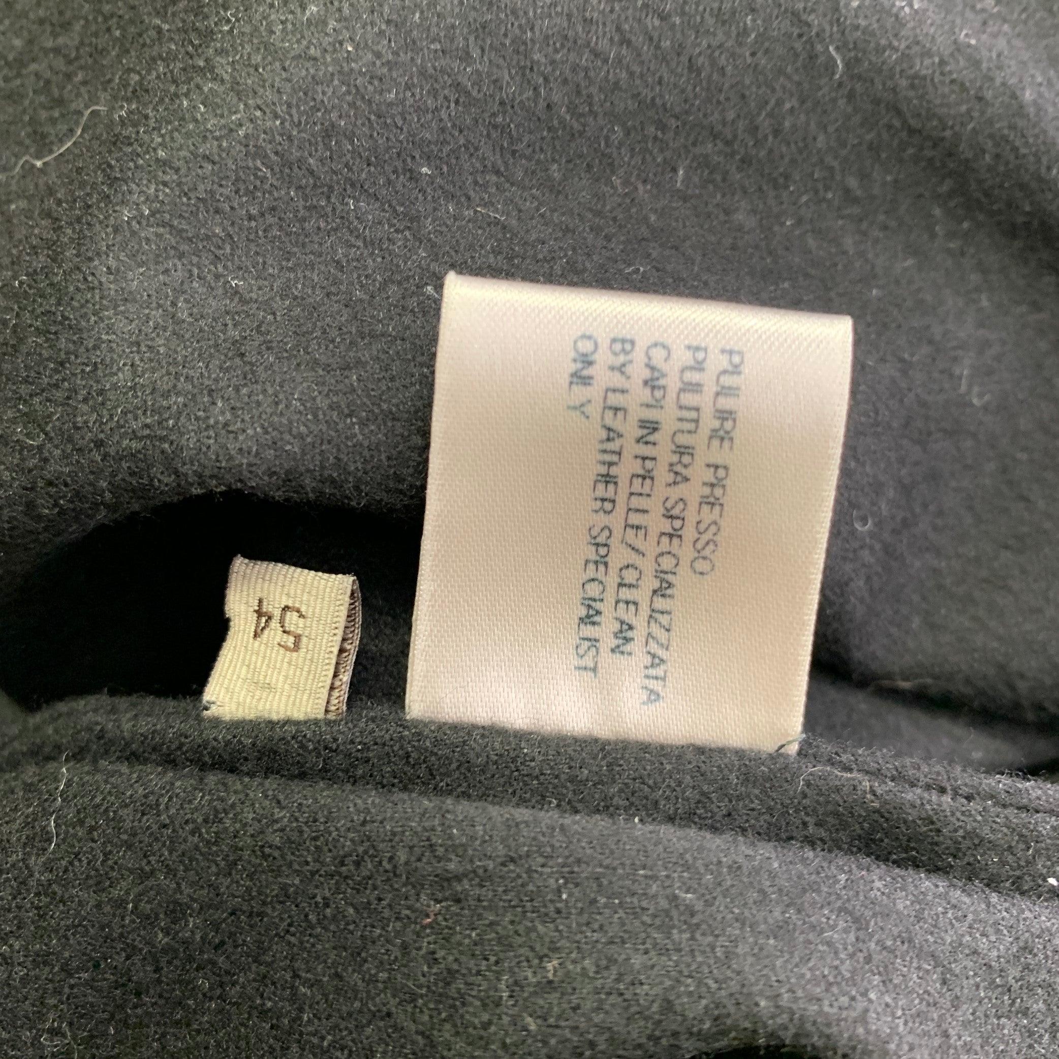 BOTTEGA VENETA Größe 44 Schwarze Bikerjacke aus Kaschmir mit gemischten Materialien im Angebot 3