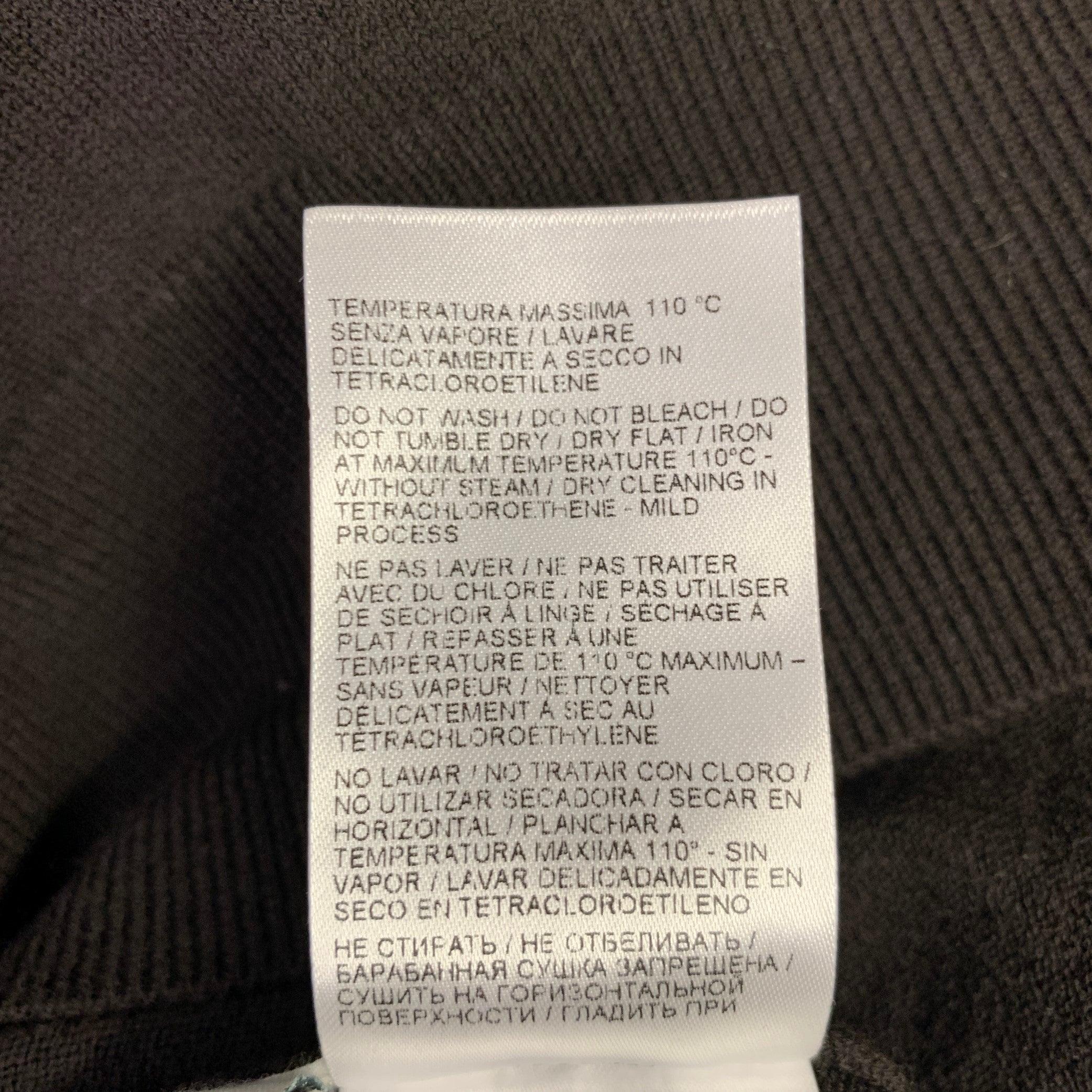 BOTTEGA VENETA Size L Brown Knit Wool Blend V-Neck Pullover (pull à col en V en laine mélangée) en vente 1