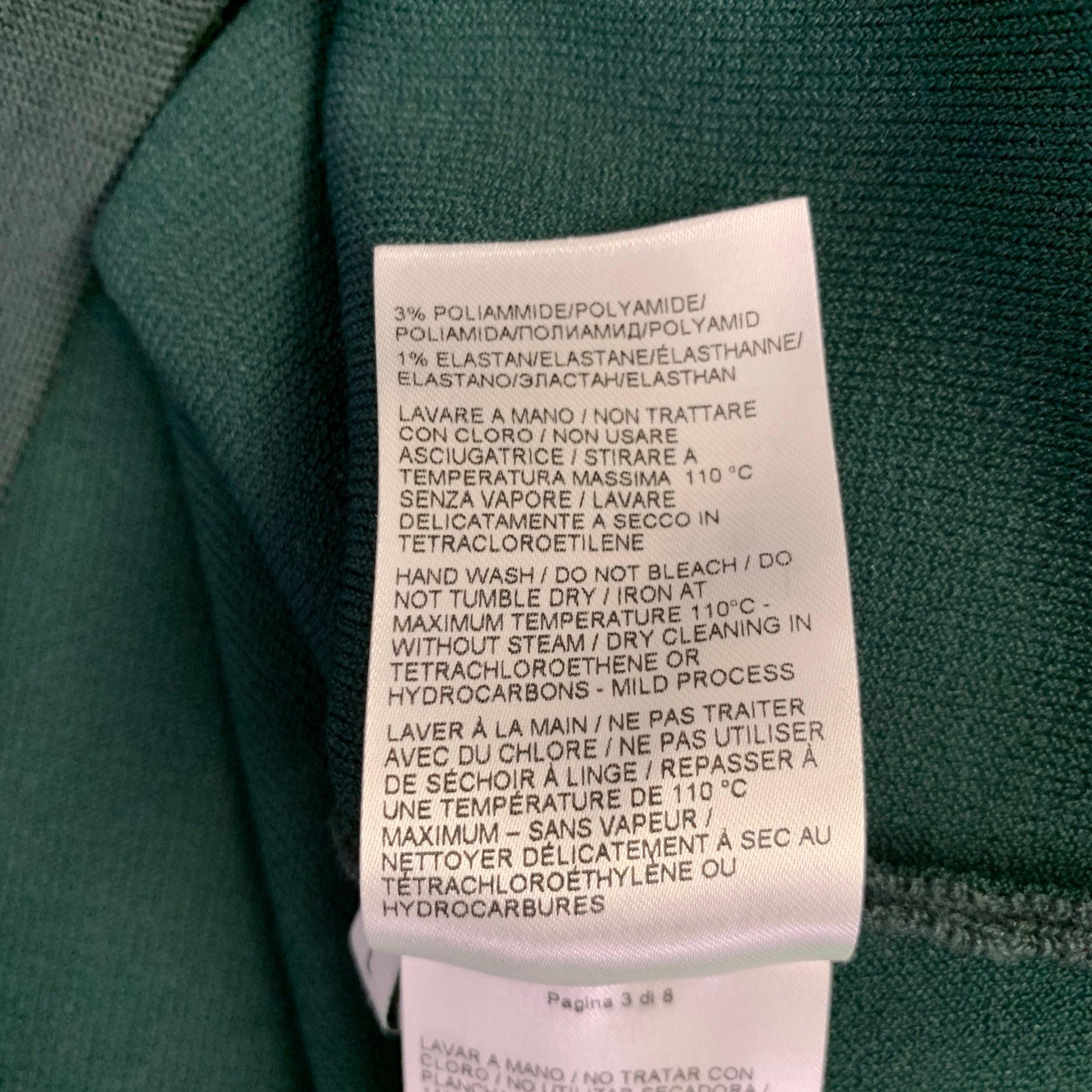 BOTTEGA VENETA Größe L Grüner Strickpullover aus Wollmischung mit Rundhalsausschnitt im Angebot 3