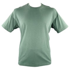 Bottega Veneta taglia XL Maglietta girocollo in cotone verde