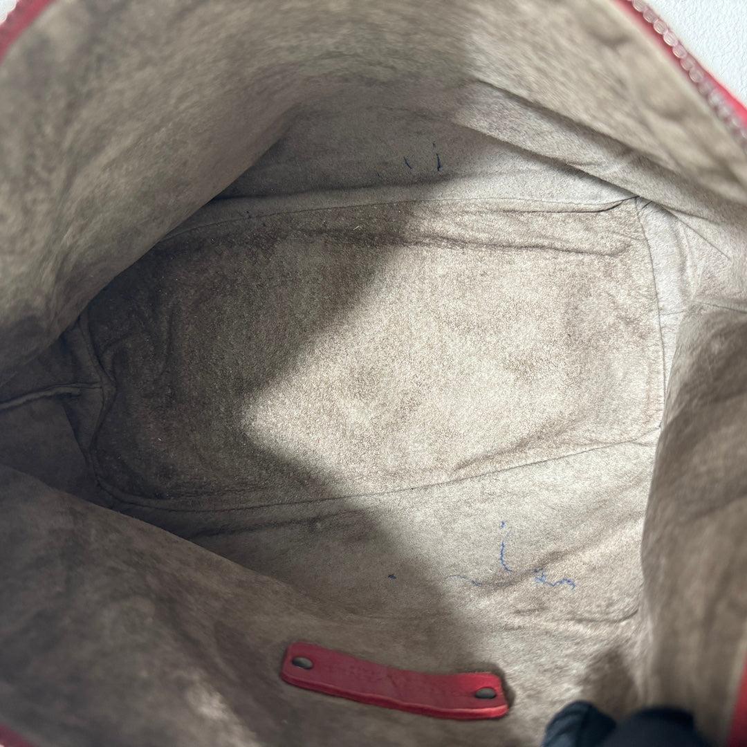 Bolso Bottega Veneta Sloane Rojo Borgoña Pequeño 25cm en venta 14