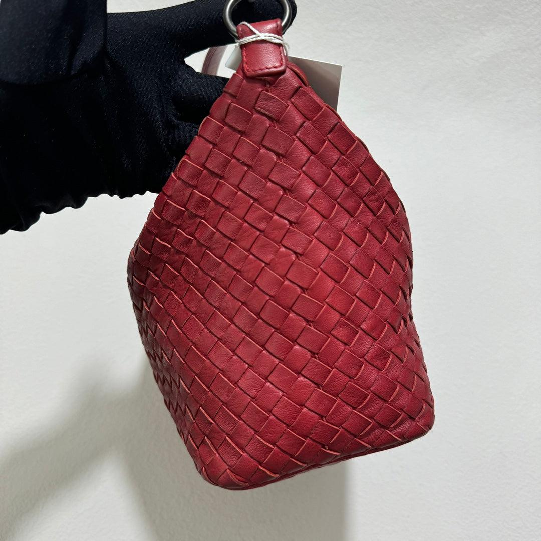 De las mujeres Bolso Bottega Veneta Sloane Rojo Borgoña Pequeño 25cm en venta